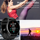 Lige 2026 relógio inteligente das mulheres dos homens senhoras presente esporte de fitness relógios monitor freqüência cardíaca à prova dwaterproof água smartwatch para android ios