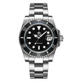 Addiesdive relógio clássico masculino com moldura de cerâmica 200m resistente à água relógio de quartzo casual bgw9 azul luminoso presente relógio MY-H3-2