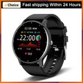 Lige 2026 relógio inteligente das mulheres dos homens senhoras presente esporte de fitness relógios monitor freqüência cardíaca à prova dwaterproof água smartwatch para android ios