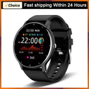 Lige 2026 relógio inteligente das mulheres dos homens senhoras presente esporte de fitness relógios monitor freqüência cardíaca à prova dwaterproof água smartwatch para android ios