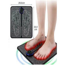 Kit Mini Massageador E Tapete Elétrico Dor Pés E Musculares Tapete Massageador de Pés Elétrico Portátil Recarregável EMS