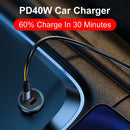 High-power car charger with 66W USB Type-C output