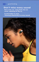 Fone de ouvido Bluetooth sem fio com tecnologia de condução óssea