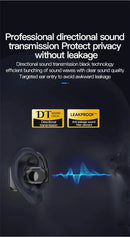 Fones de ouvido sem fio Bluetooth com microfone