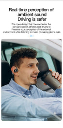 Fones de ouvido sem fio Bluetooth com microfone