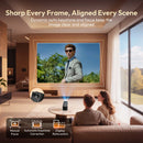Mini Projetor XGODY Nativo 720P Android 11.0 4K 300ANSI Wifi6 BT5.0 Home Cinema Outdoor Portátil com Rotação de 180°