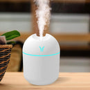Mini Umidificador de Ar Aroma Difusor Óleo Essencial Para Casa Carro Ultrasonic Mudo Névoa Criador Difusor com Lâmpada Cor LED