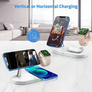Suporte de carregador sem fio 3 em 1 magnético para iPhone