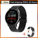 Lige 2026 relógio inteligente das mulheres dos homens senhoras presente esporte de fitness relógios monitor freqüência cardíaca à prova dwaterproof água smartwatch para android ios