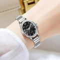 Relógio Feminino Clássico Elegante Sunkta, Marca de Luxo, Relógio de Pulso Casual à Prova d'Água com Mostrador Simples