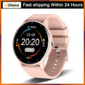 Lige 2026 relógio inteligente das mulheres dos homens senhoras presente esporte de fitness relógios monitor freqüência cardíaca à prova dwaterproof água smartwatch para android ios