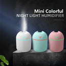 Mini Umidificador de Ar Aroma Difusor Óleo Essencial Para Casa Carro Ultrasonic Mudo Névoa Criador Difusor com Lâmpada Cor LED