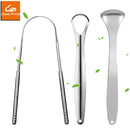Raspador de Língua de Metal Premium 1pcs/3pcs para Adultos e Crianças, Escovas Portáteis de Aço Inoxidável para Raspadores de Língua para Remoção
