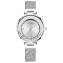 Mini foco relógios femininos mostrador criativo relógio de luxo mulher quartzo à prova dwaterproof água relógio de pulso feminino moda senhoras