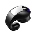 Fone de ouvido Bluetooth sem fio com tecnologia de condução óssea