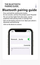 Fone de ouvido Bluetooth sem fio com tecnologia de condução óssea