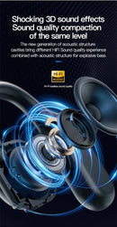 Fones de ouvido sem fio Bluetooth com microfone