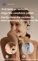 Fone de ouvido Bluetooth sem fio com tecnologia de condução óssea