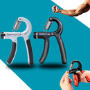Aparelho de Força para Mãos Profissional Ajustável 5-60kg para Fortalecimento do Antebraço, Fisioterapia e Reabilitação com Contador Digital