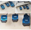 Conjunto de Capas de Pedal de Carro em Alumínio