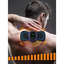 Kit Mini Massageador E Tapete Elétrico Dor Pés E Musculares Tapete Massageador de Pés Elétrico Portátil Recarregável EMS