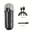 Aparador de pêlos de nariz e orelha para homens - USB C recarregável portátil de carga rápida, kit de aliciamento compacto
