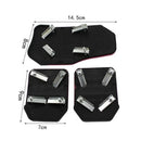 Conjunto de Capas de Pedal de Carro em Alumínio