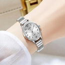 Relógio Feminino Clássico Elegante Sunkta, Marca de Luxo, Relógio de Pulso Casual à Prova d'Água com Mostrador Simples