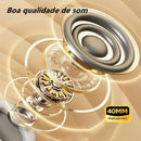 Fones de Ouvido Sem Fio com Áudio Espacial 3D e Rastreamento de Cabeça -52dB ANC HIFI Bluetooth com Microfone HD de Baixa Latência