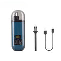 Aparador de pêlos de nariz e orelha para homens - USB C recarregável portátil de carga rápida, kit de aliciamento compacto