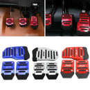 Conjunto de Capas de Pedal de Carro em Alumínio
