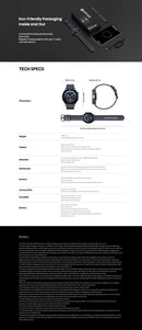 Novo Zeblaze Btalk 3 GPS, Smartwatch