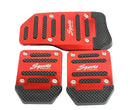 Conjunto de Capas de Pedal de Carro em Alumínio