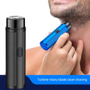 Mini barbeador elétrico masculino