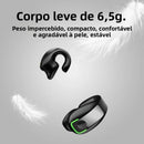 Fone de ouvido Bluetooth sem fio com tecnologia de condução óssea