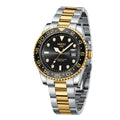 Nibosi ouro preto relógio masculino marca superior de luxo quartzo relógios à prova dwaterproof água luminosa aço inoxidável papel relógio relogio masculino