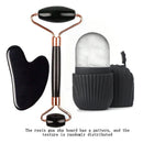 1/2/3 pçs rolo de gelo facial cuidados com a pele conjunto de rolo de gelo, rolo facial guasha facetool conjunto, rolo de massagem facial levantamento contorno