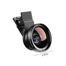 Kit Lente Externa HD 2 em 1 para Celular Clip Universal Compatível com Todos os Modelos de Smartphone Para Fotos Profissionais