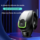 Fone de ouvido Bluetooth sem fio com tecnologia de condução óssea