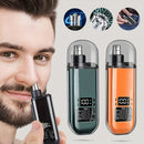 Aparador de pêlos de nariz e orelha para homens - USB C recarregável portátil de carga rápida, kit de aliciamento compacto