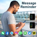 Relógio inteligente versátil para homens e mulheres com tela colorida de 2,01 polegadas. Compatível com Android e iOS