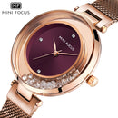 Mini foco relógios femininos mostrador criativo relógio de luxo mulher quartzo à prova dwaterproof água relógio de pulso feminino moda senhoras