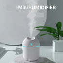 Mini Umidificador de Ar Aroma Difusor Óleo Essencial Para Casa Carro Ultrasonic Mudo Névoa Criador Difusor com Lâmpada Cor LED